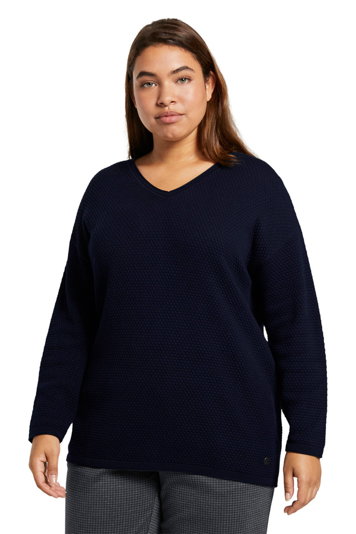 Tom Tailor grote maten truien voor dames kopen Vind jouw Tom Tailor dames sweater grote maten