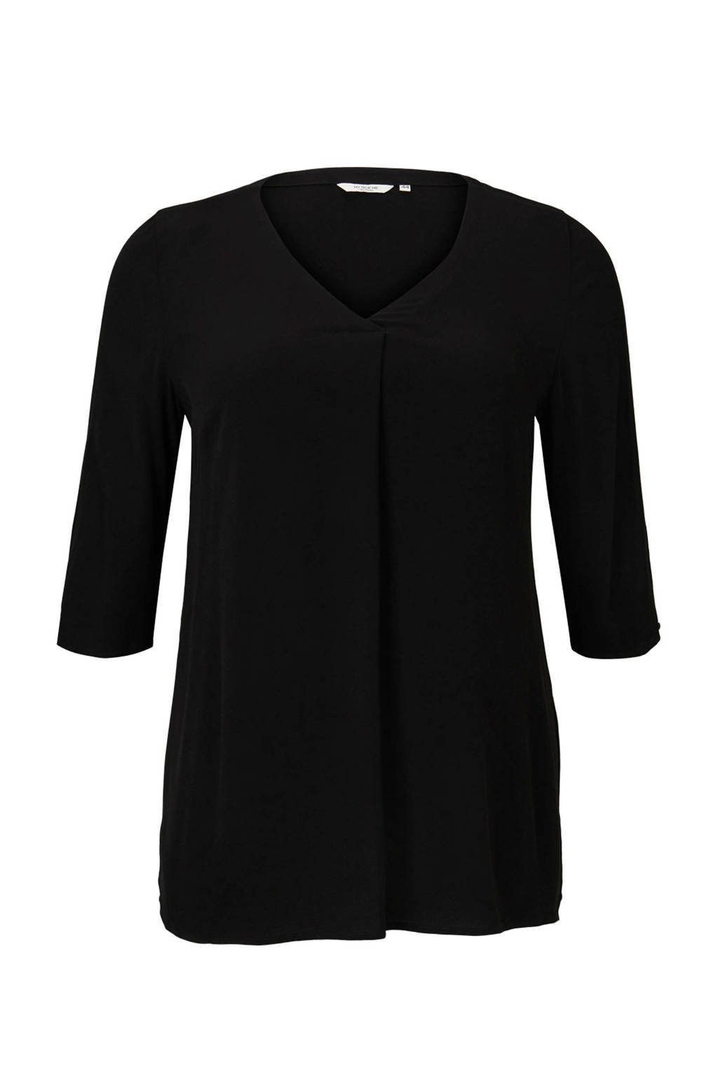 My True Me blouse zwart, Zwart