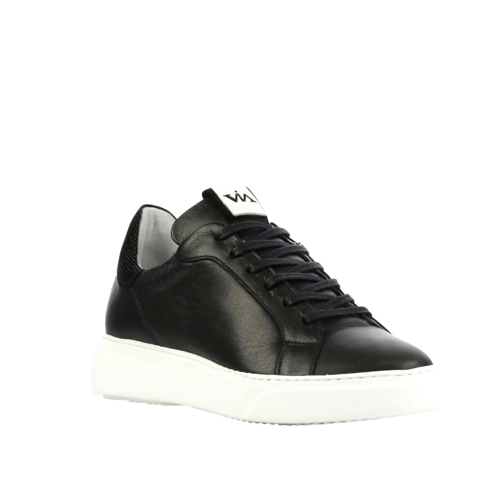 Via Vai 5401010 leren sneakers zwart | wehkamp