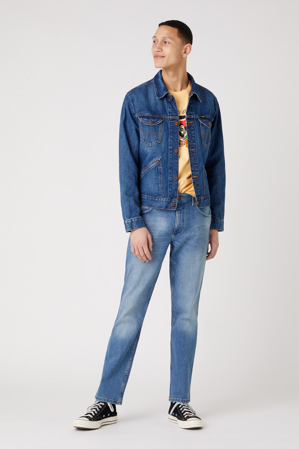 Wrangler regular fit jeans Greenboro blue fever