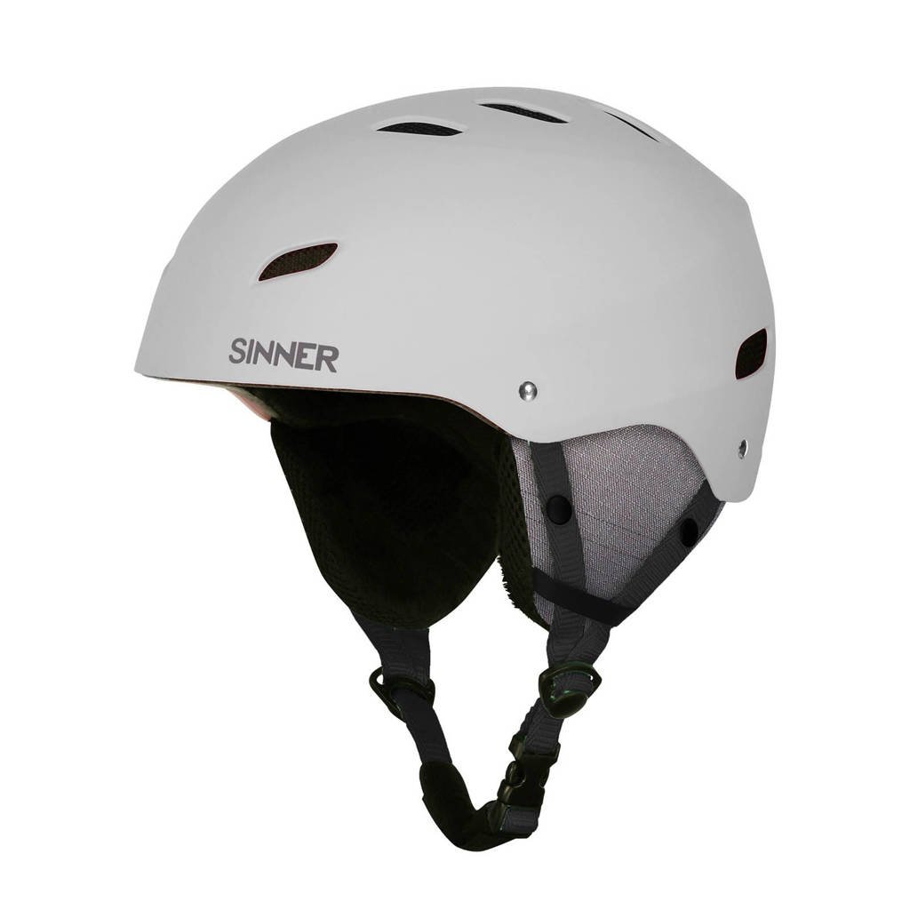 Sinner Jongens/meisjes skihelm BINGHAM MATTE WHITE_S mat wit, Mat wit