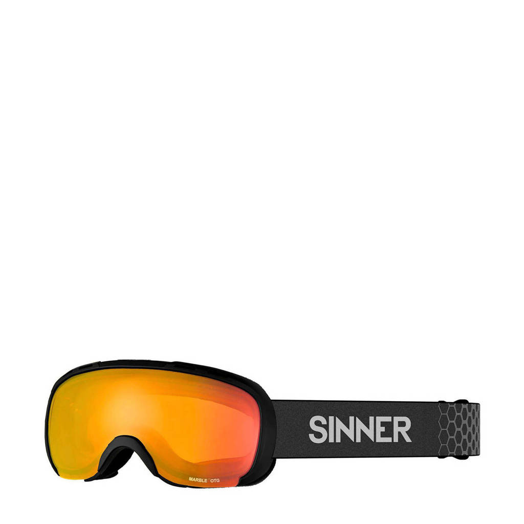 Sinner skkibril Marble OTG mat zwart, Mat zwart