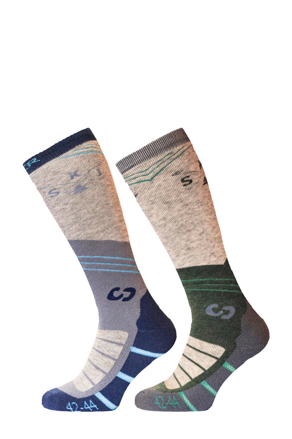 Sinner ski sokken Mountain Socks multicolor (set van 2 paar), Multicolor