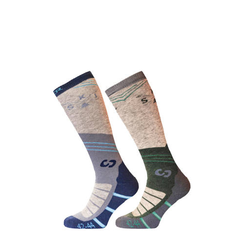 Sinner ski sokken Mountain Socks multicolor (set van 2 paar)