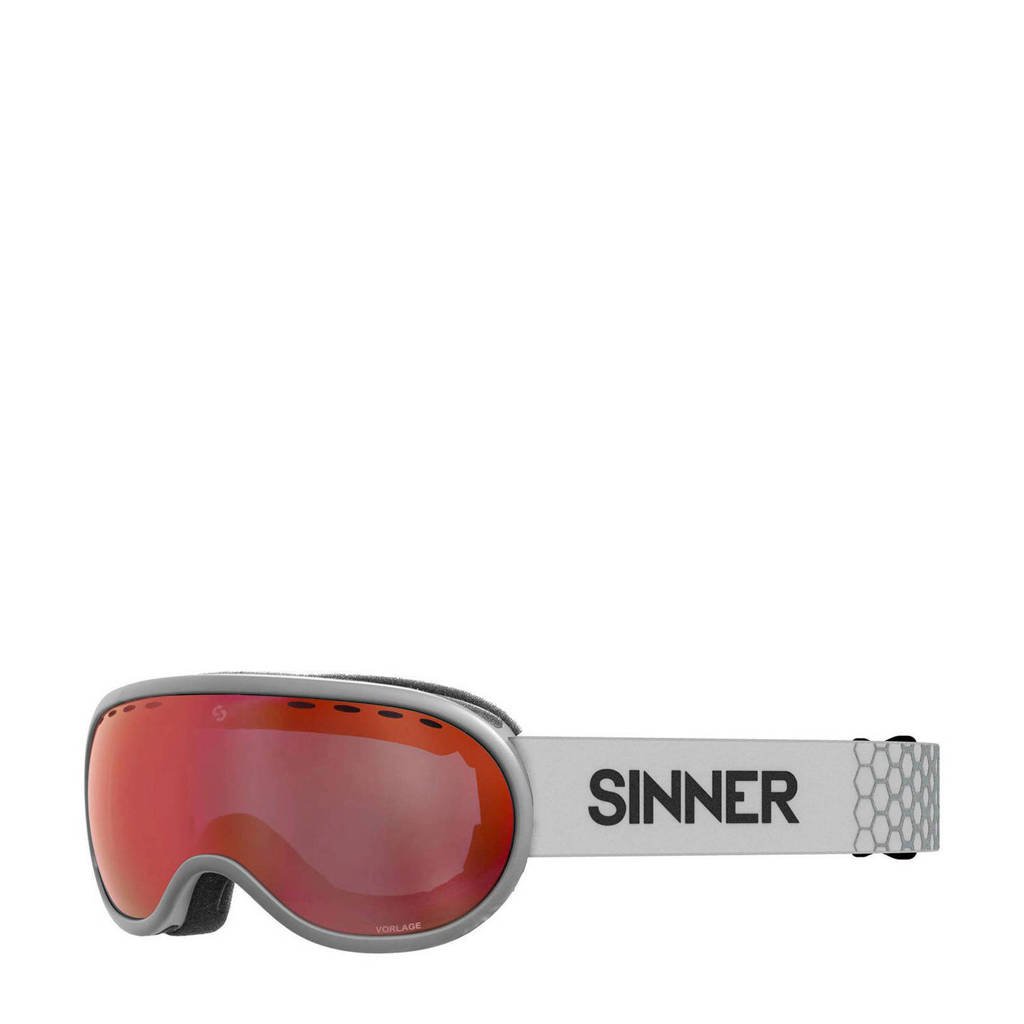 Sinner skibril Vorlage OTG mat lichtgrijs