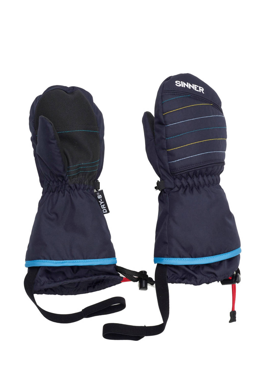 Sinner skiwanten blauw/kobaltblauw, donkerblauw/kobaltblauw