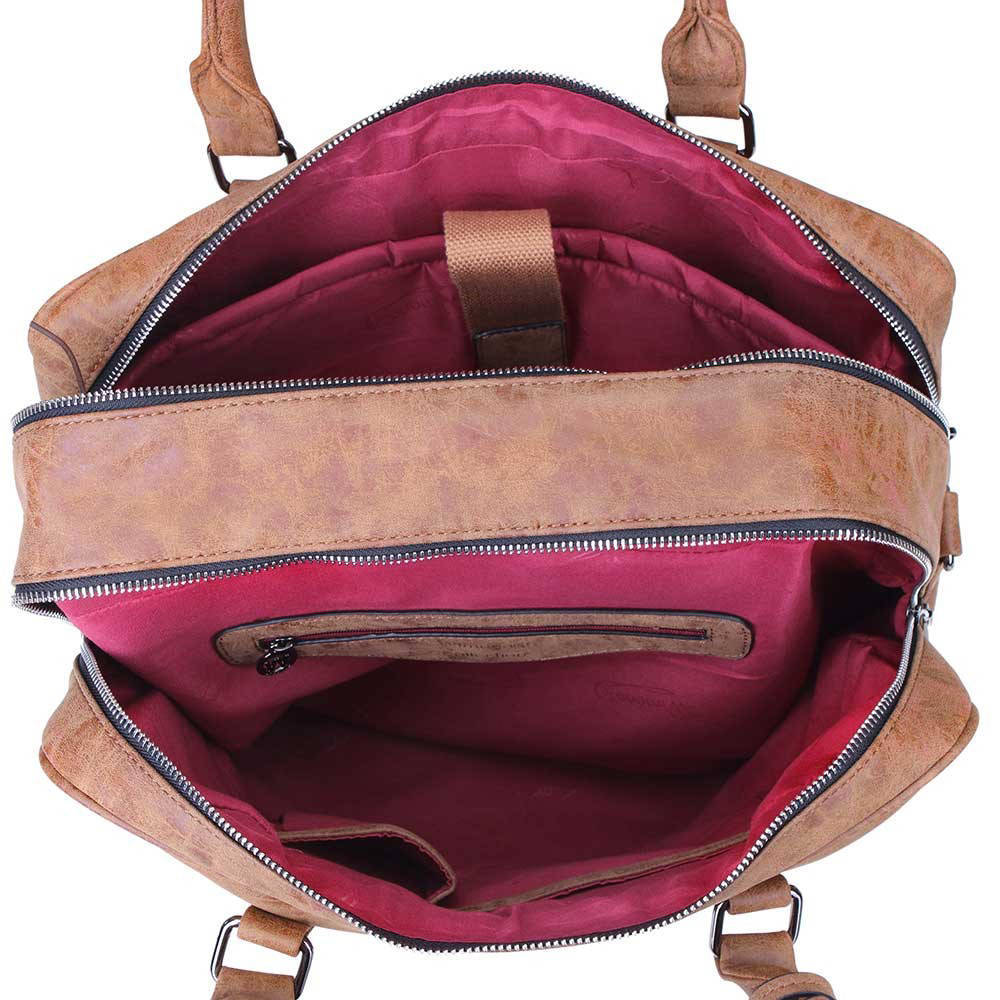 Wimona 15.6 inch laptoptas Luciana bruin wehkamp