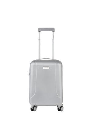 Wehkamp CarryOn trolley Skyhopper 55 cm. zilver aanbieding Wehkamp CarryOn trolley Skyhopper 55 cm. zilver aanbieding