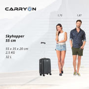 thumbnail: CarryOn  trolley Skyhopper 55 cm. zwart