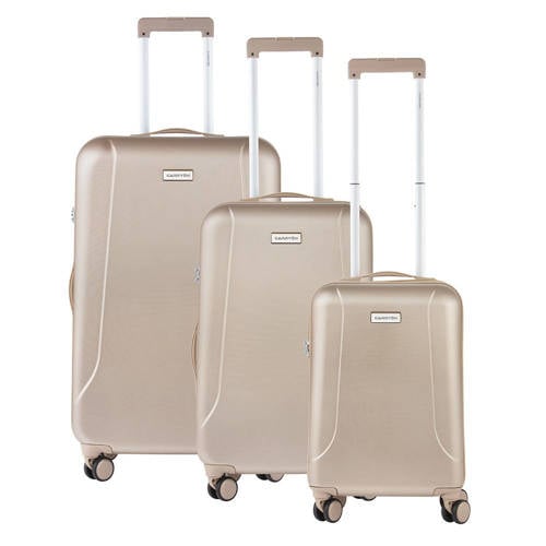 CarryOn trolleyset Skyhopper 3 stuks champagne afbeelding