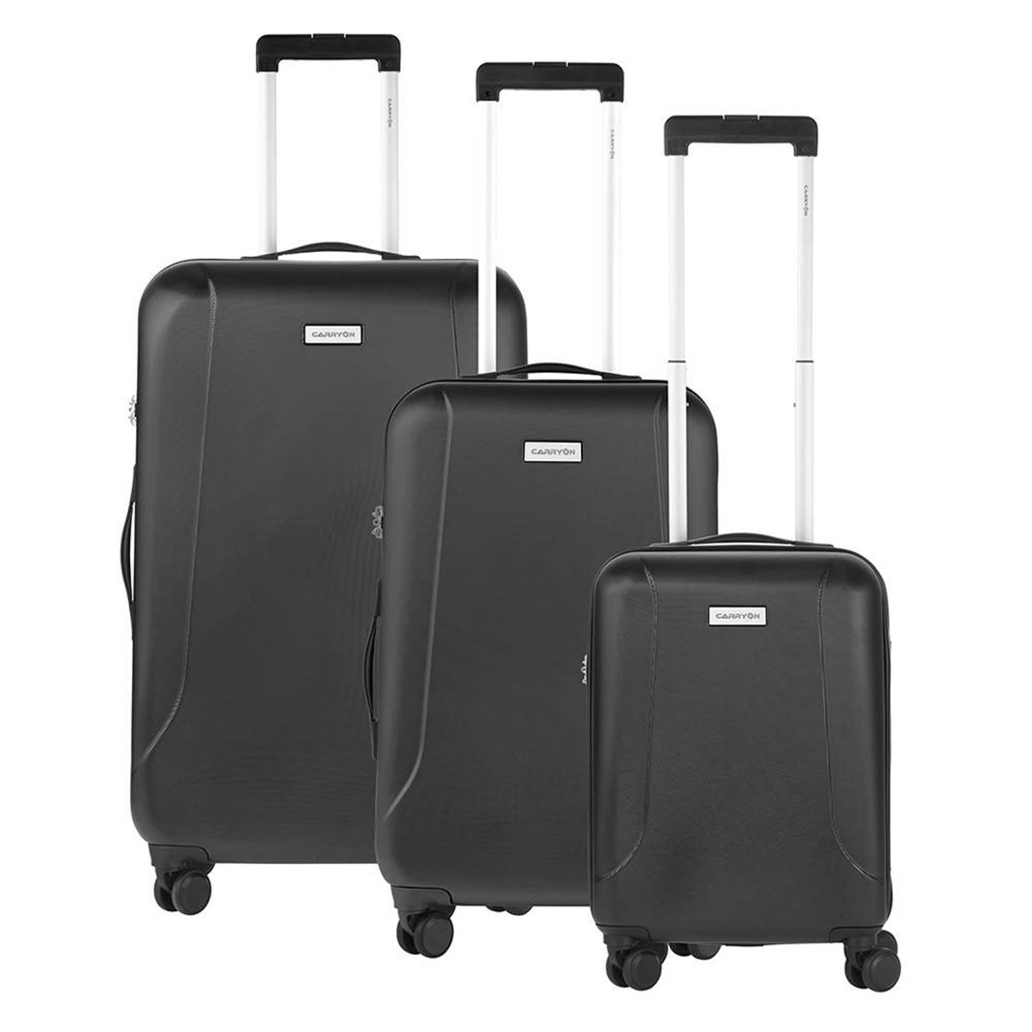 CarryOn trolleyset Skyhopper 3 stuks zwart