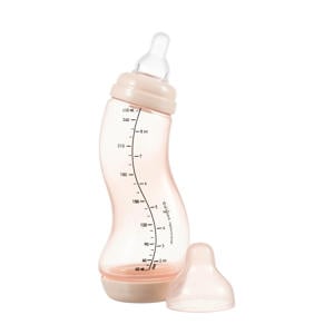 S-Babyfles - 250 ml - Anti Koliek - Lichtoranje