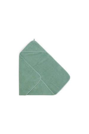 badstoffen badcape 75x75cm grijsgroen