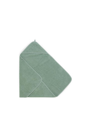 badstoffen badcape 75x75cm grijsgroen