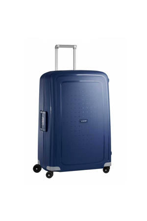 Wehkamp Samsonite trolley S'Cure Spinner 75 cm. donkerblauw aanbieding Wehkamp Samsonite trolley S'Cure Spinner 75 cm. donkerblauw aanbieding