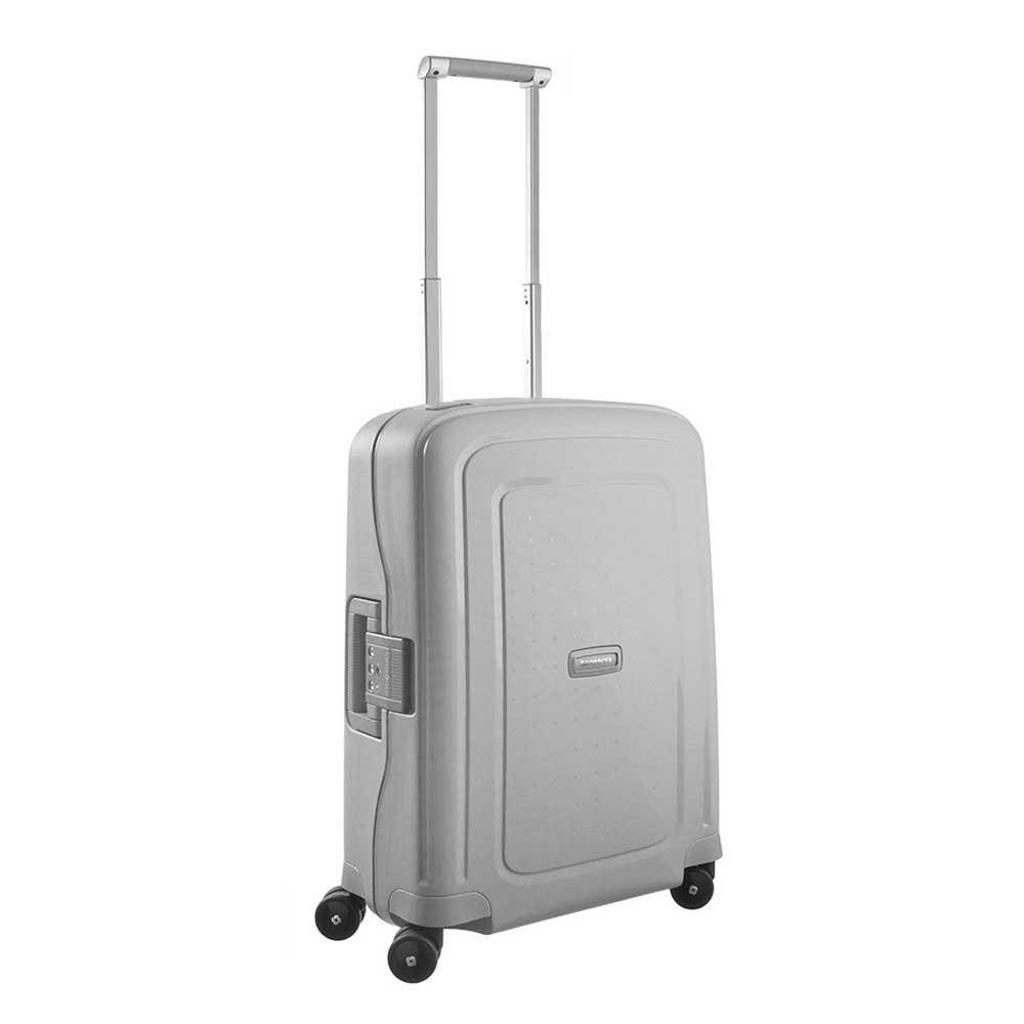 Samsonite  trolley S'Cure 55 cm. zilverkleurig