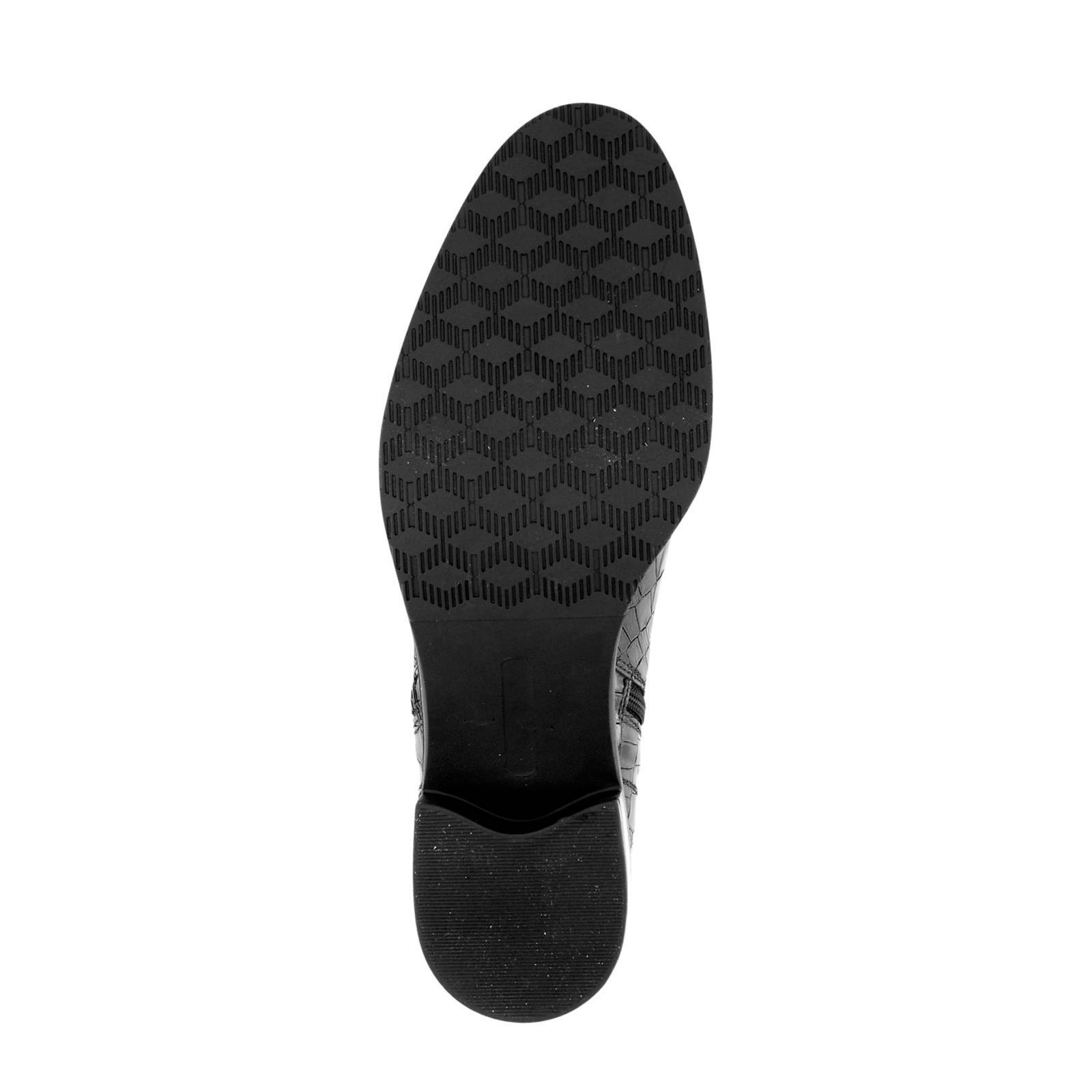 5th Avenue leren enkellaarzen zwart - Schoenen.nl