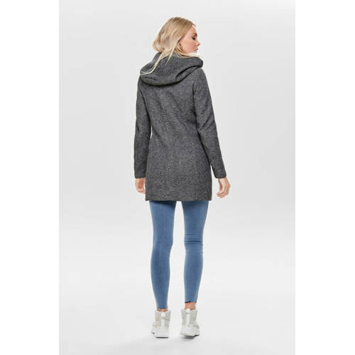 ONLY gemêleerde coat ONLSEDONA antraciet afbeelding
