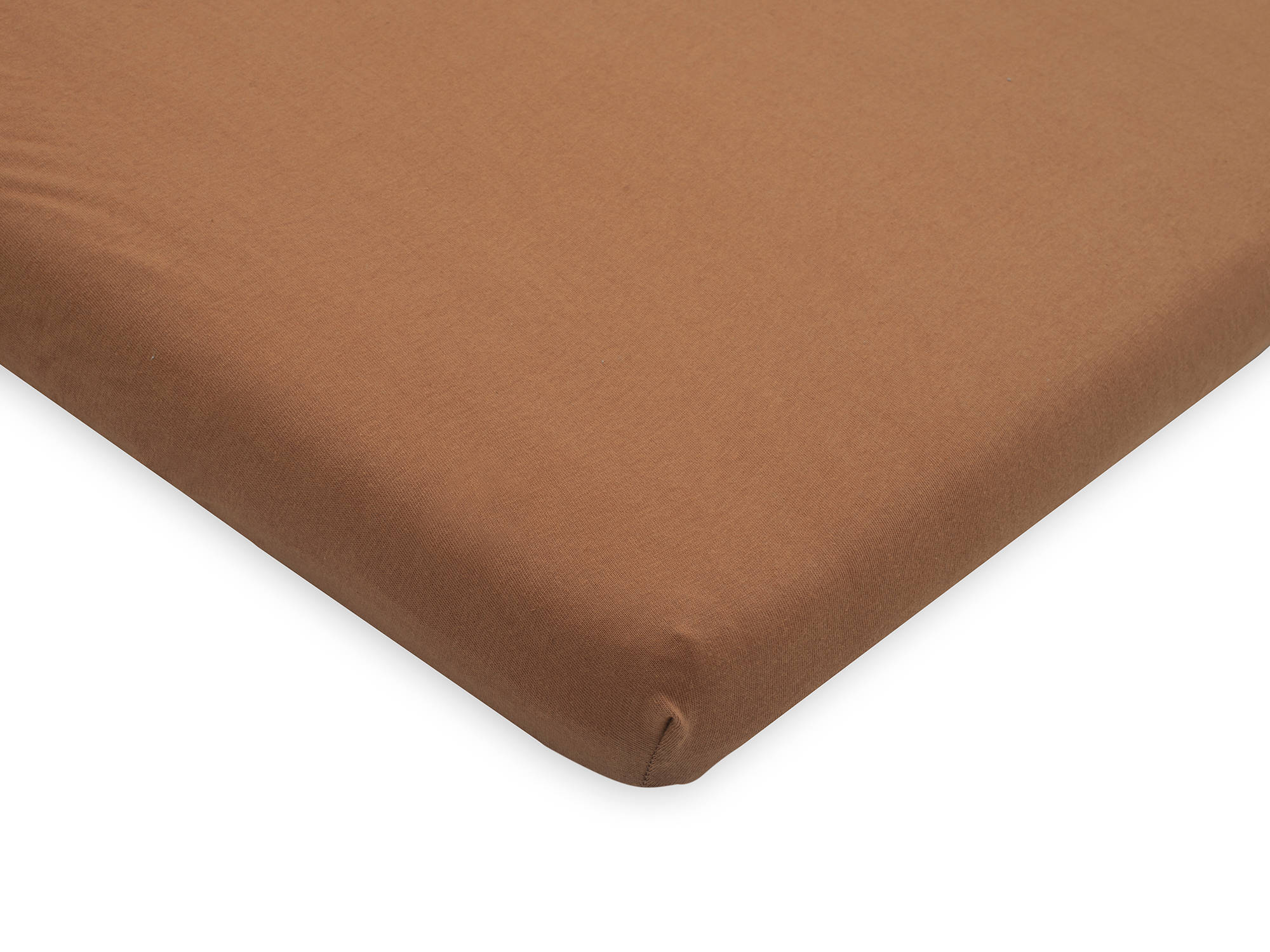 Jollein hoeslaken boxmatras 75x95cm caramel Bruin