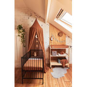 thumbnail: Jollein jersey baby ledikant hoeslaken 60x120cm nougat