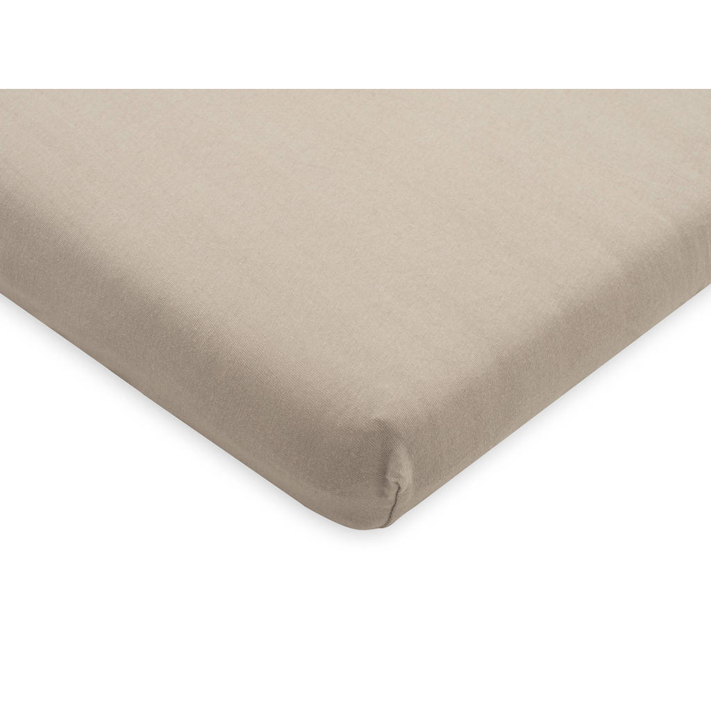 Jollein jersey baby ledikant hoeslaken 60x120cm nougat