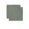 Jollein katoenen jersey ledikant hoeslaken 60x120cm - Ash green (set van 2)