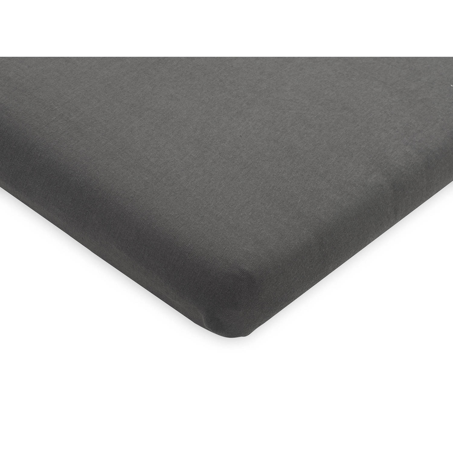 Jollein hoeslaken boxmatras 75x95cm grey Grijs | Hoeslaken van