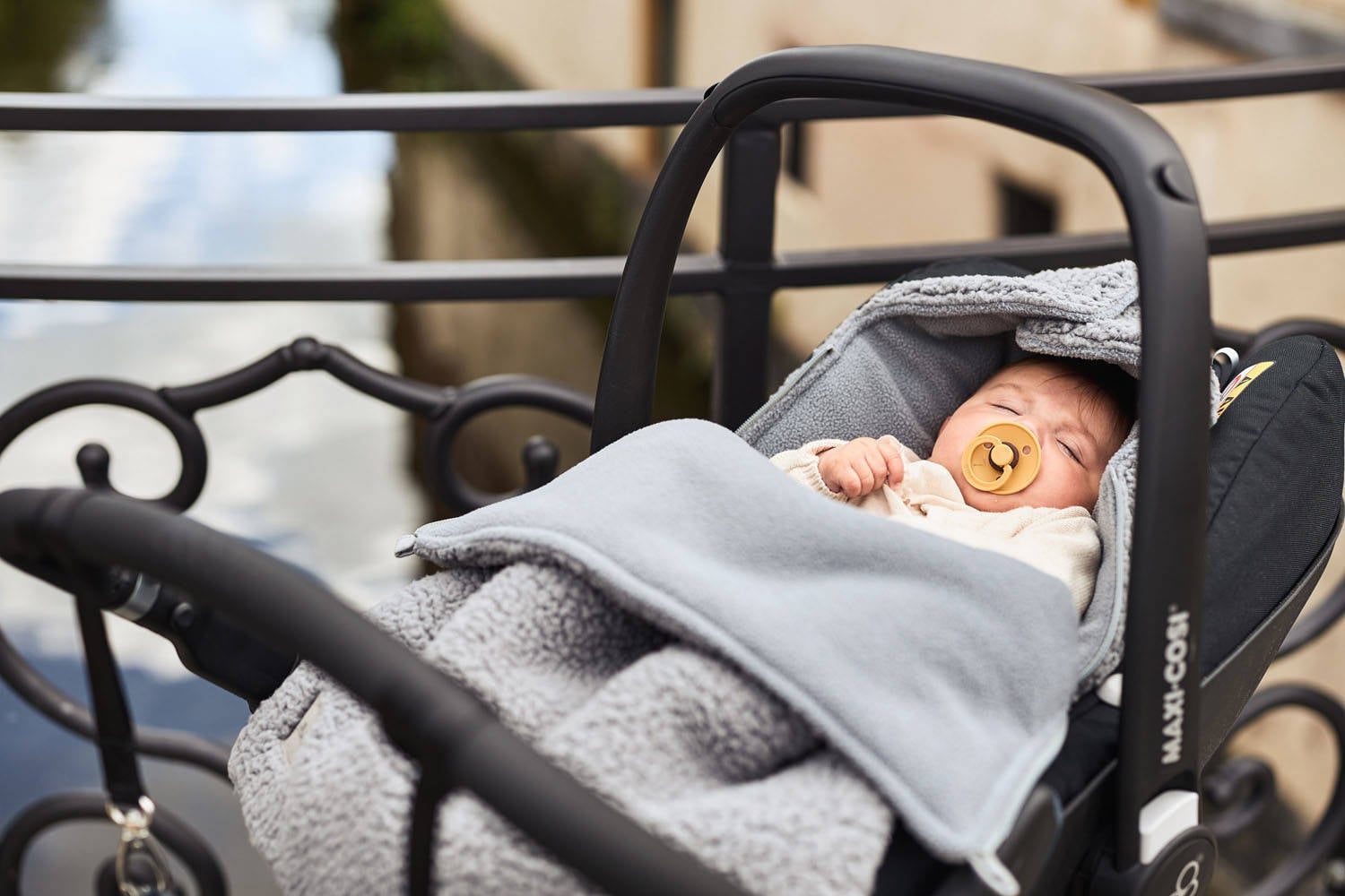 Jollein voetenzak groep 0+ 3/5 punts Teddy grey | wehkamp