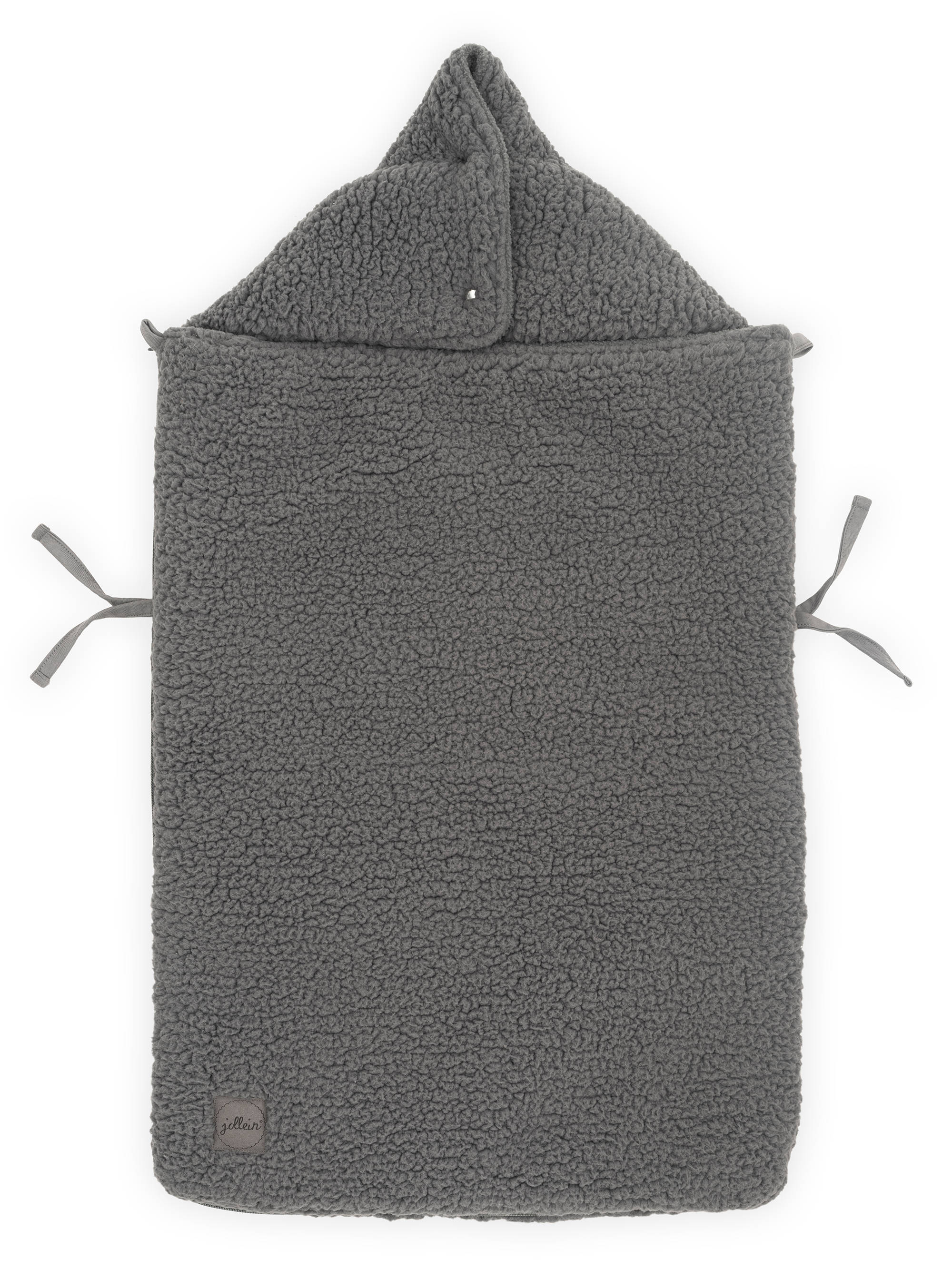 Jollein voetenzak groep 0+ 3/5 punts Teddy grey | wehkamp