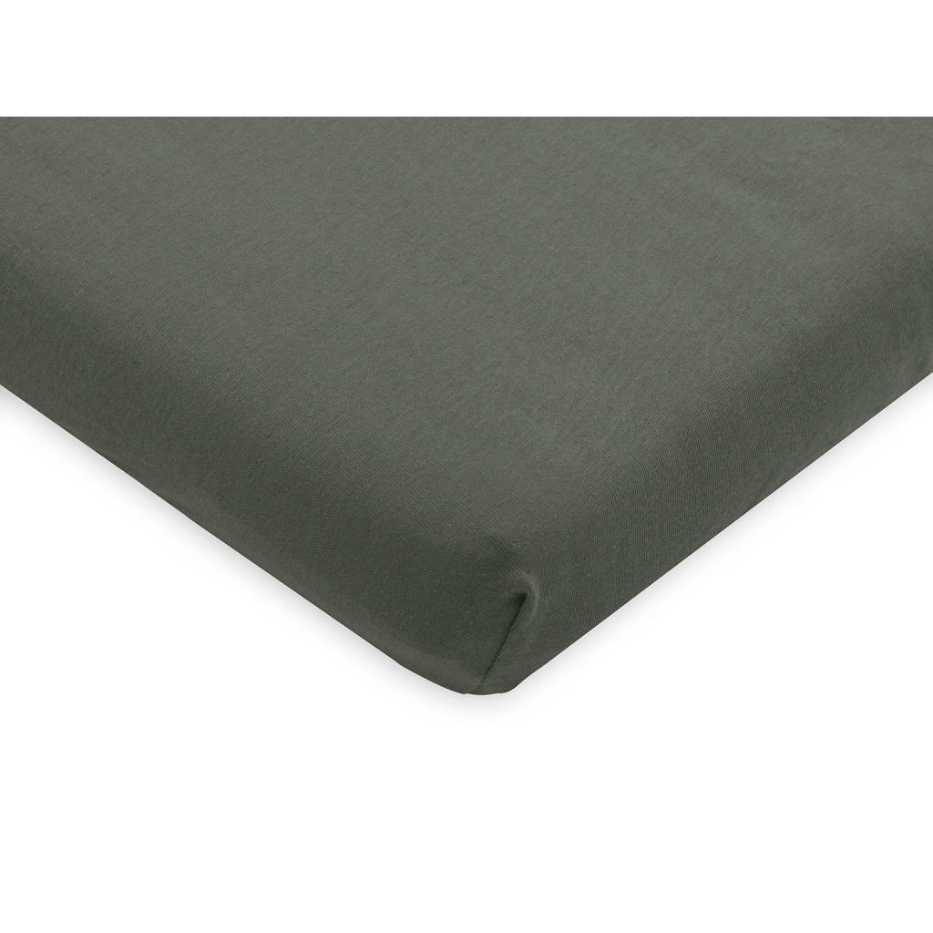 Jollein hoeslaken boxmatras 75x95cm ash green