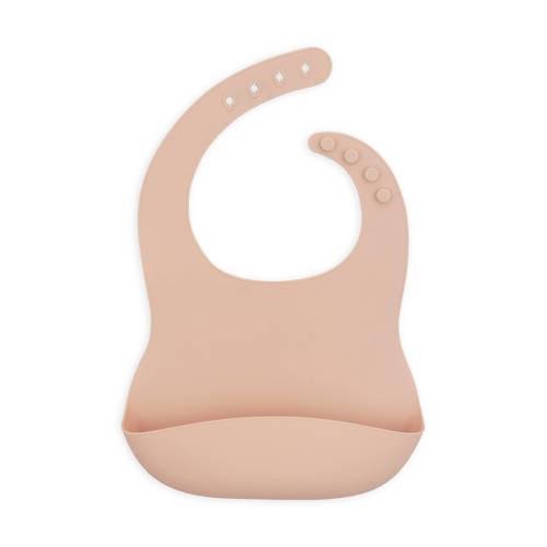 Jollein siliconen baby slab pale pink afbeelding