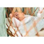 thumbnail: Jollein jersey wieg hoeslaken 40x80/90cm nougat