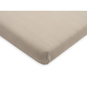 jersey wieg hoeslaken 40x80/90cm nougat