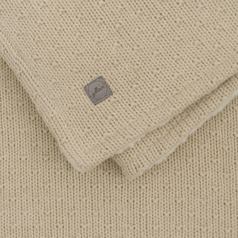 Jollein Ledikant Deken Bliss Knit 100x150cm – Storm Grey