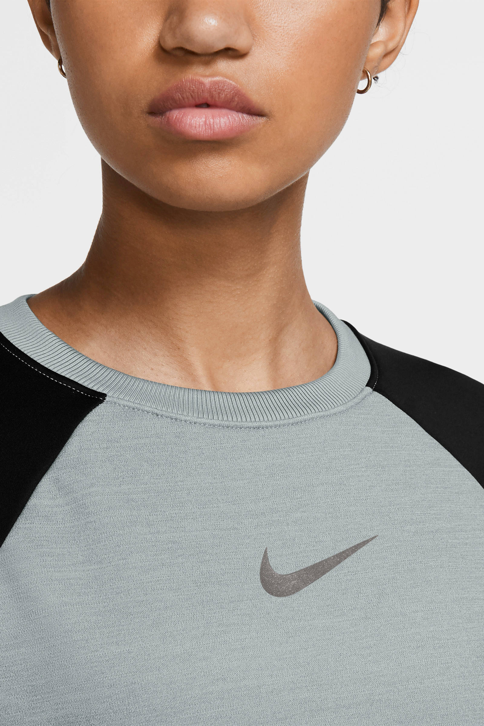 Nike sportshirt grijs/zwart | wehkamp