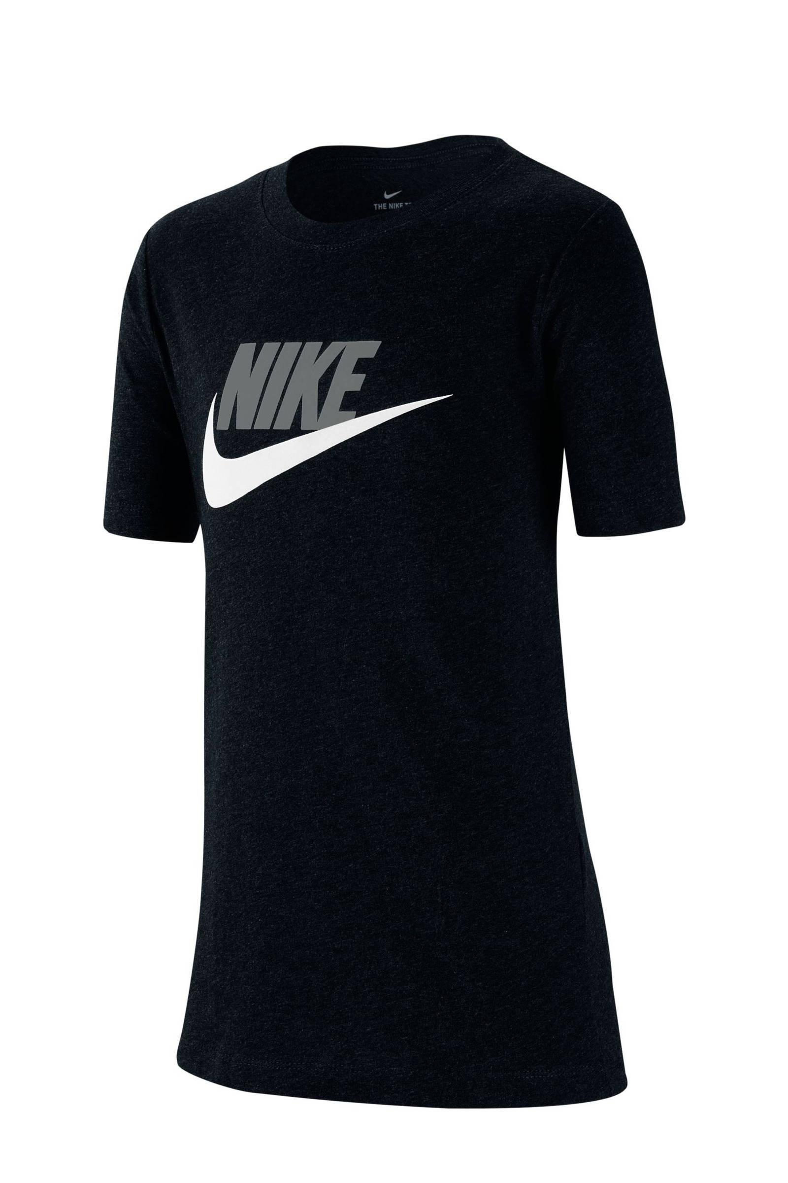 Nike T-shirt zwart/wit | wehkamp