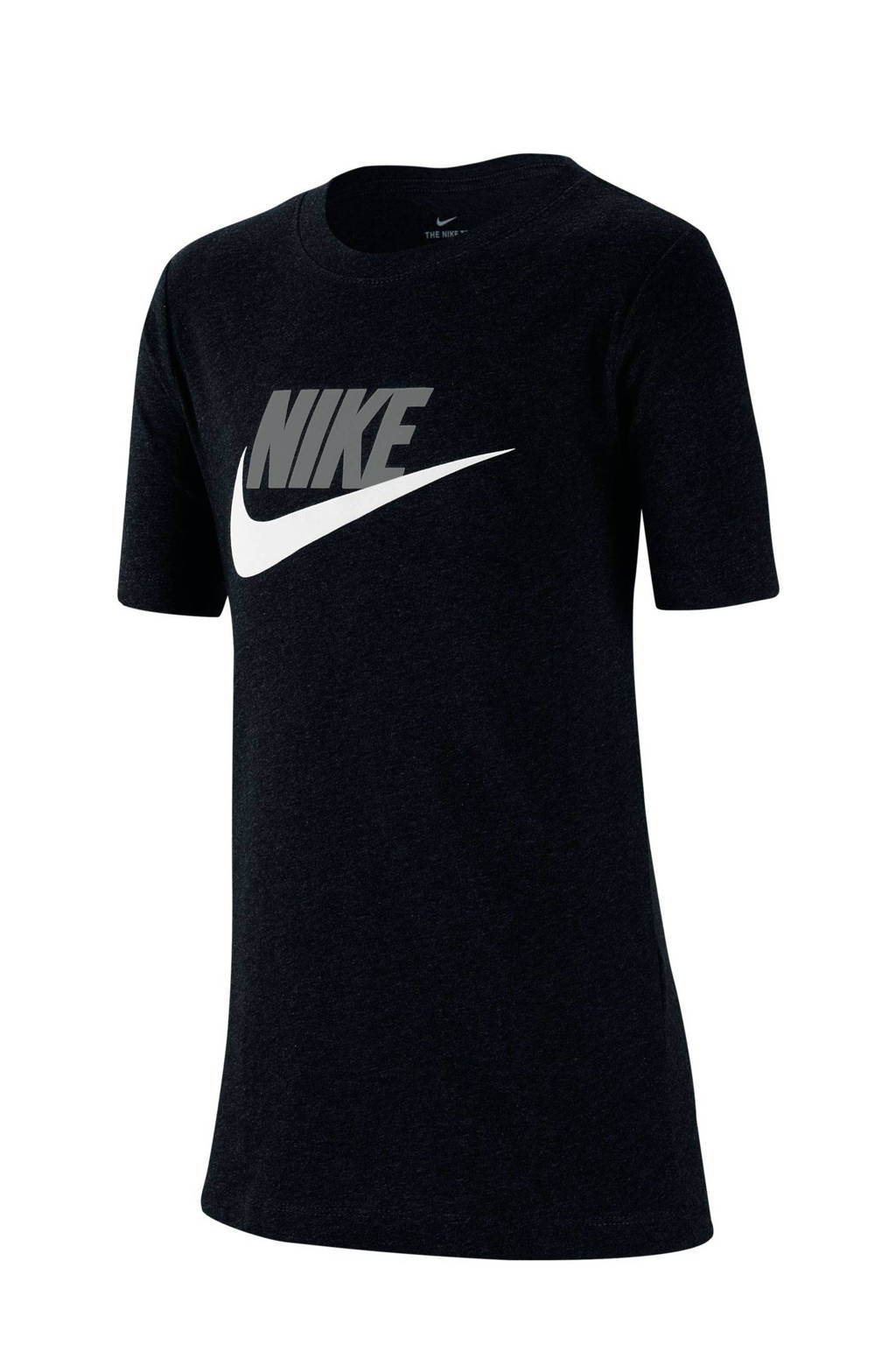 Nike T-shirt zwart/wit