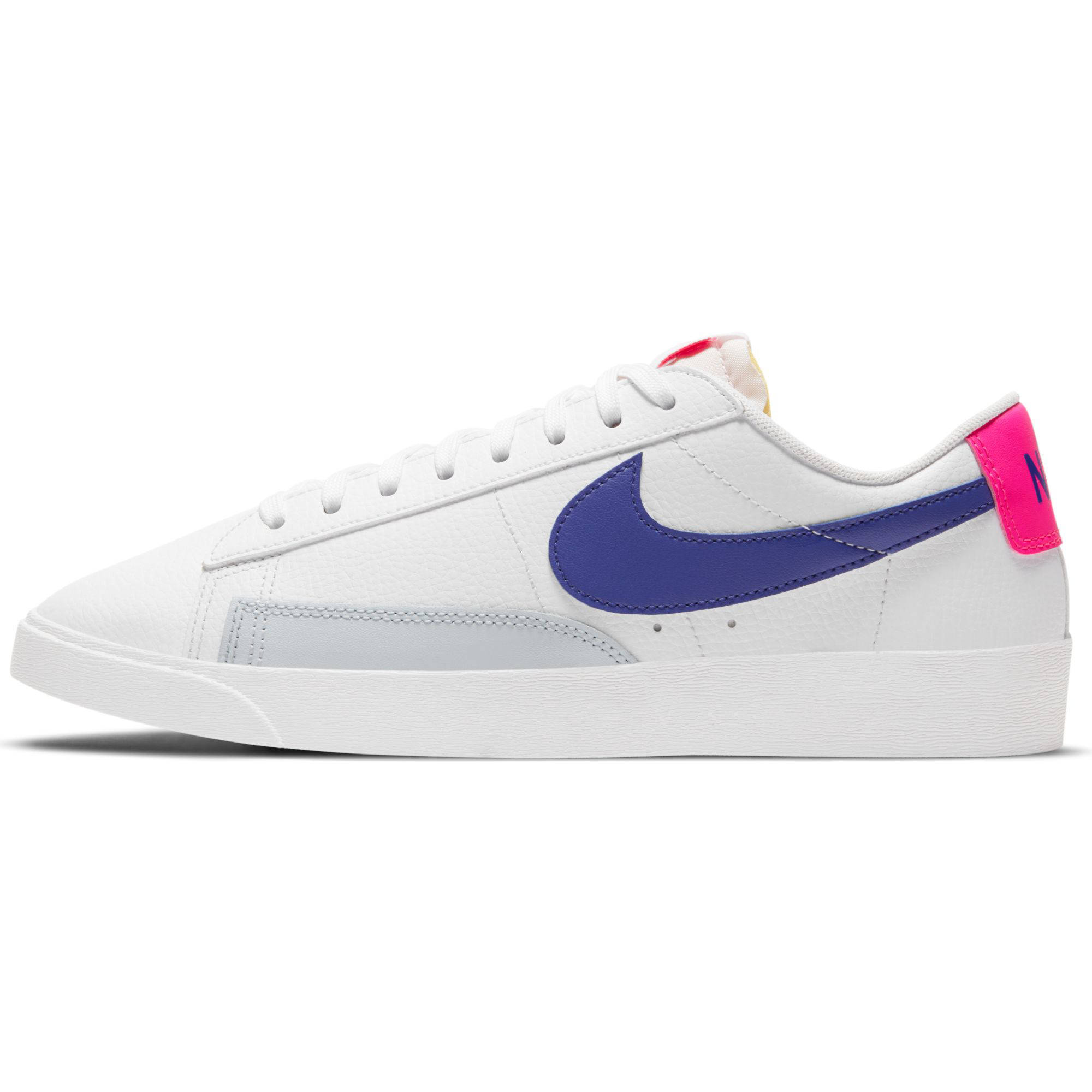 Nike Blazer Low sneakers wit/blauw/roze | wehkamp