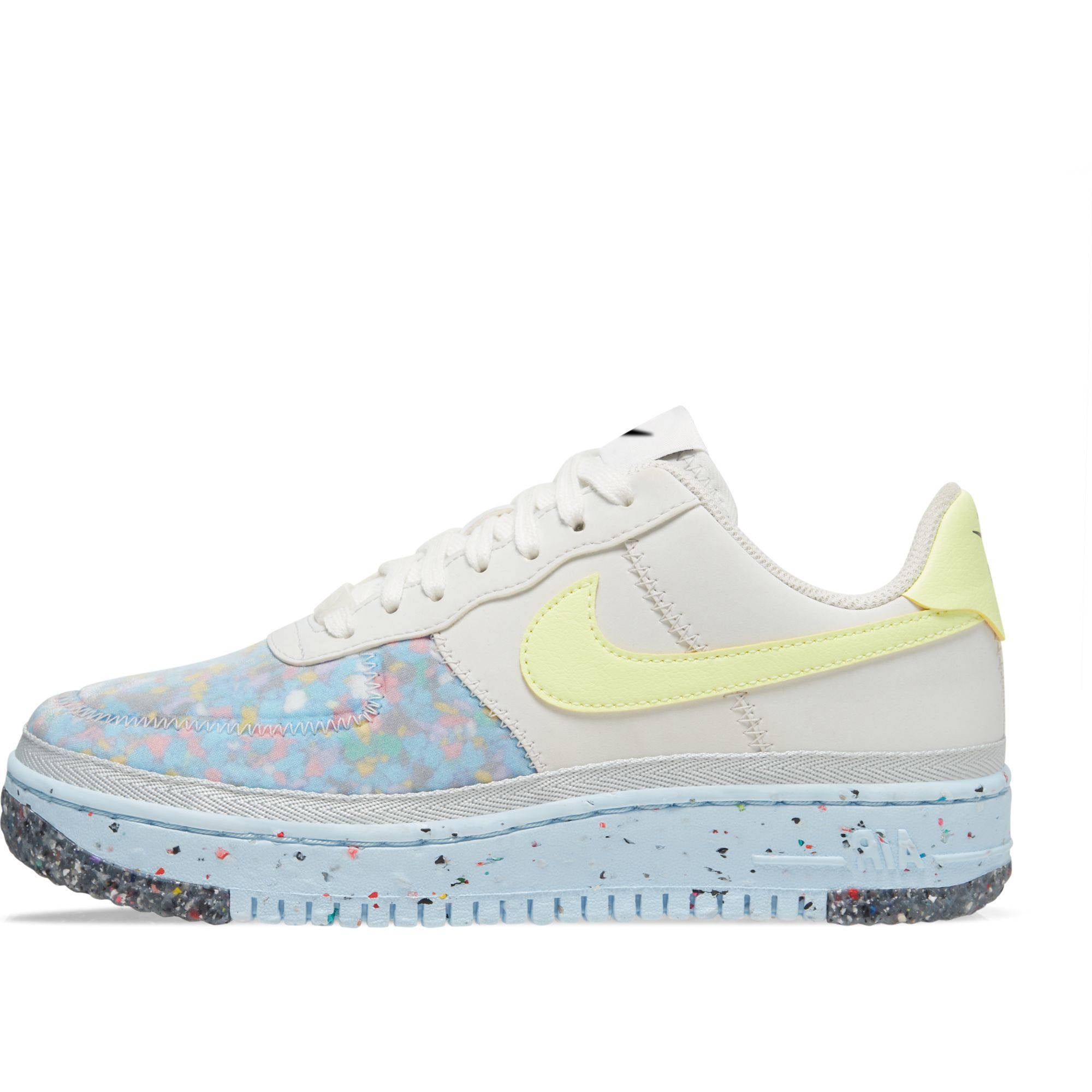 Nike Air Force 1 sneakers blauw/grijs/geel | wehkamp