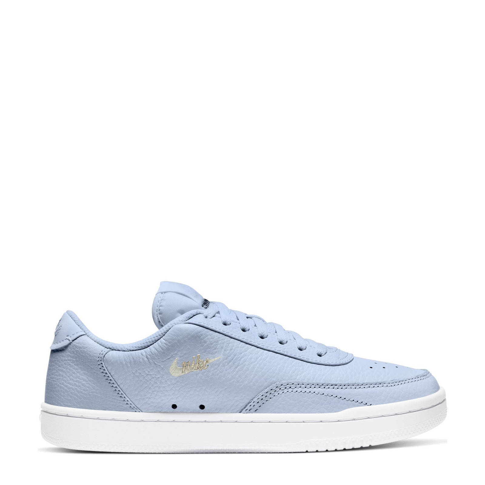 Nike Court Vintage Premium leren sneakers lichtblauw | wehkamp