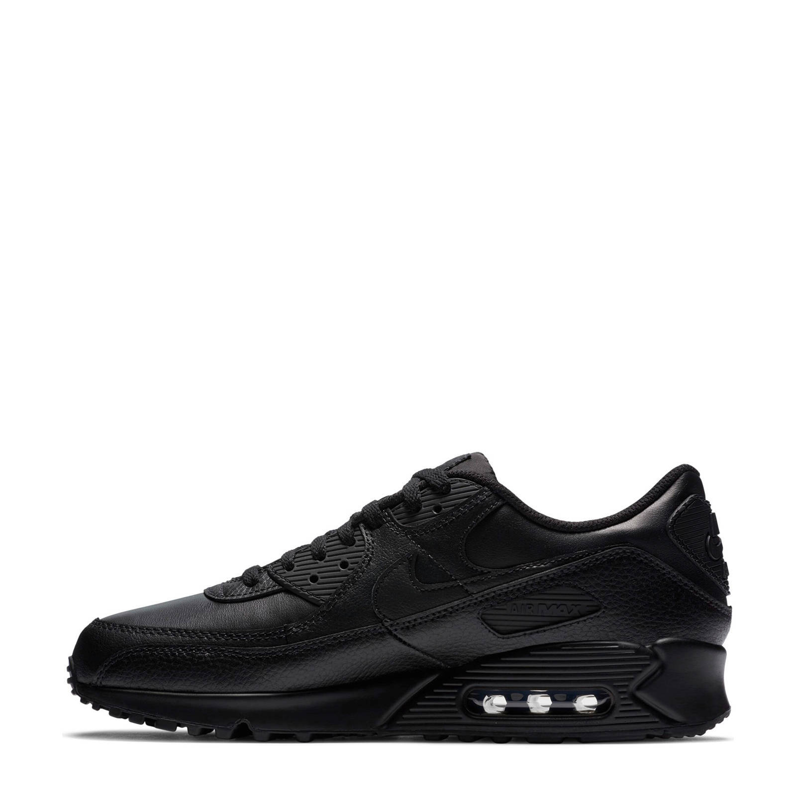Nike Air Max 90 Ltr leren sneakers zwart | wehkamp
