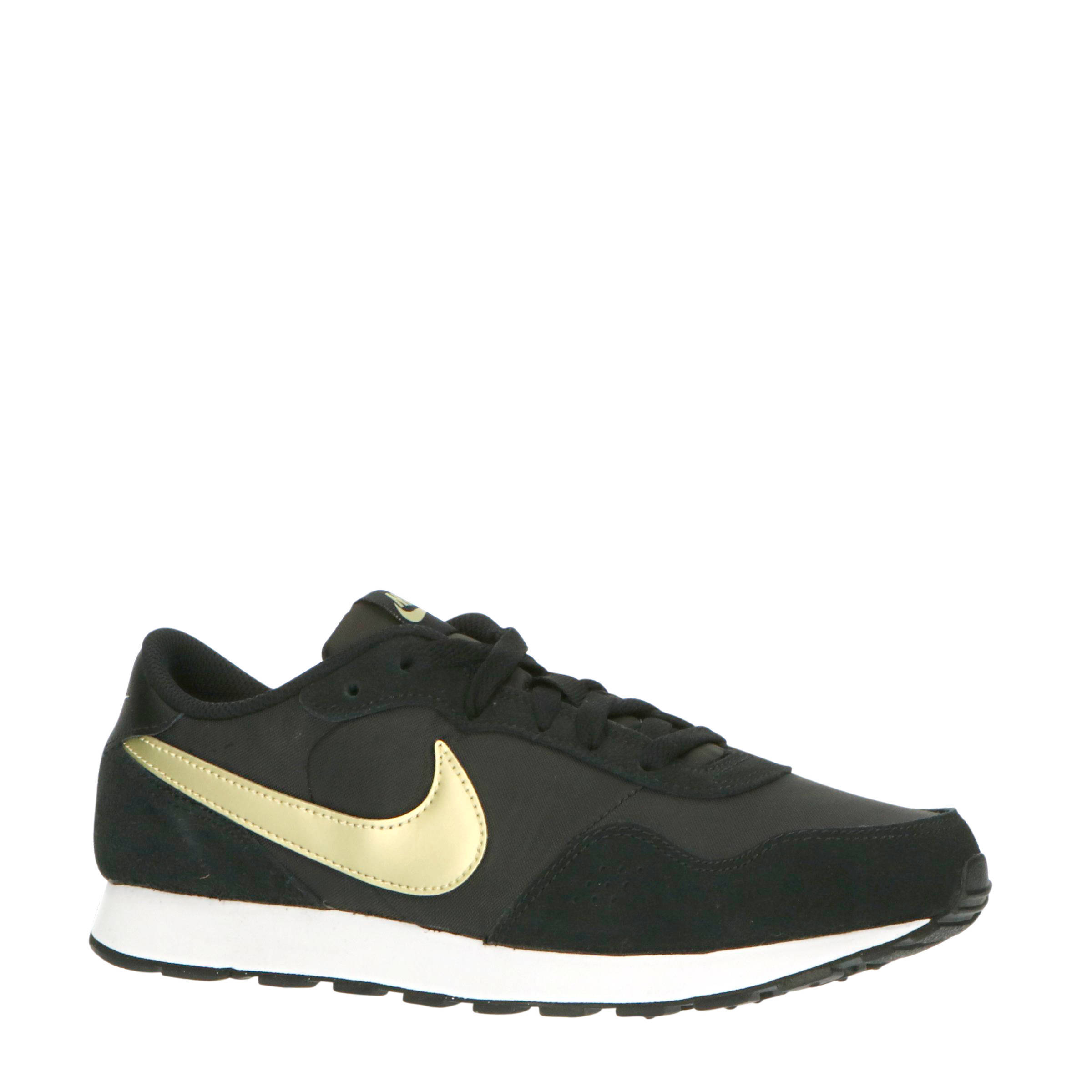 Nike MD Valiant sneakers zwart/goud/wit | wehkamp
