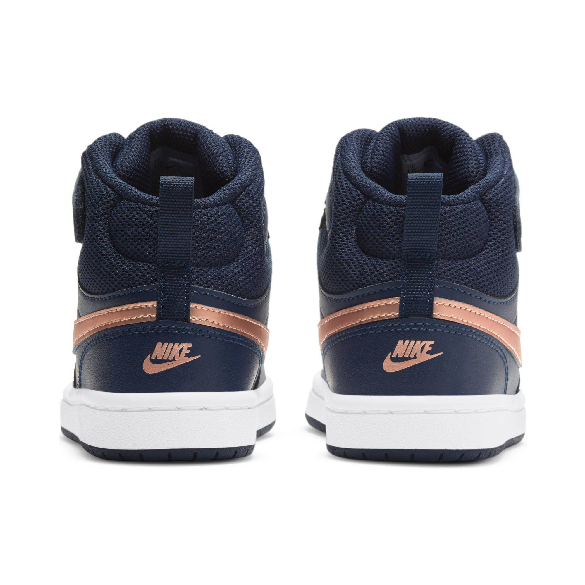 Nike Court Borough Mid 2 Psv Leren Sneakers Donkerblauw Koper Wehkamp