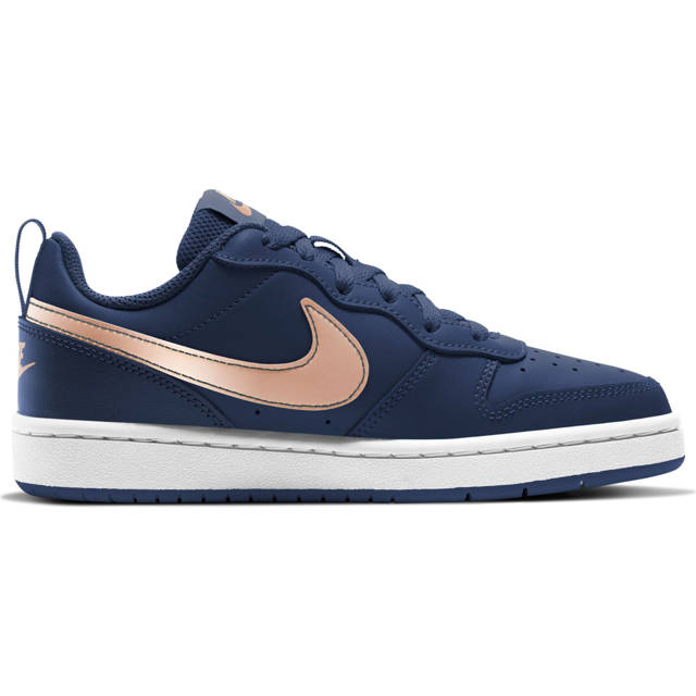 nike court borough low 2 blau