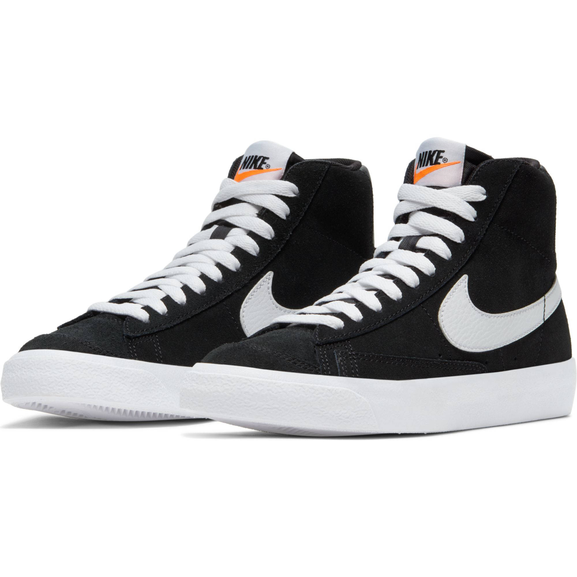 Nike Blazer Mid '77 Suede (GS) sneakers zwart/iwt | wehkamp