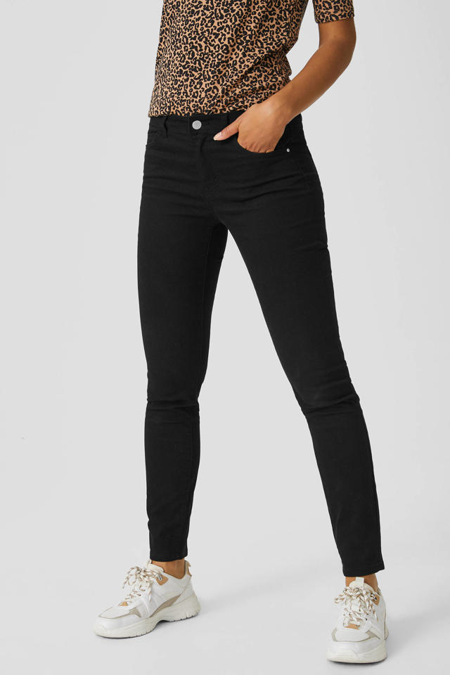 Stoutmoedig lamp luchthaven C&A Yessica skinny jeans zwart | wehkamp