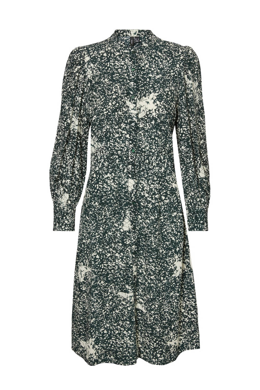 VERO MODA blousejurk met all over print groen, Groen