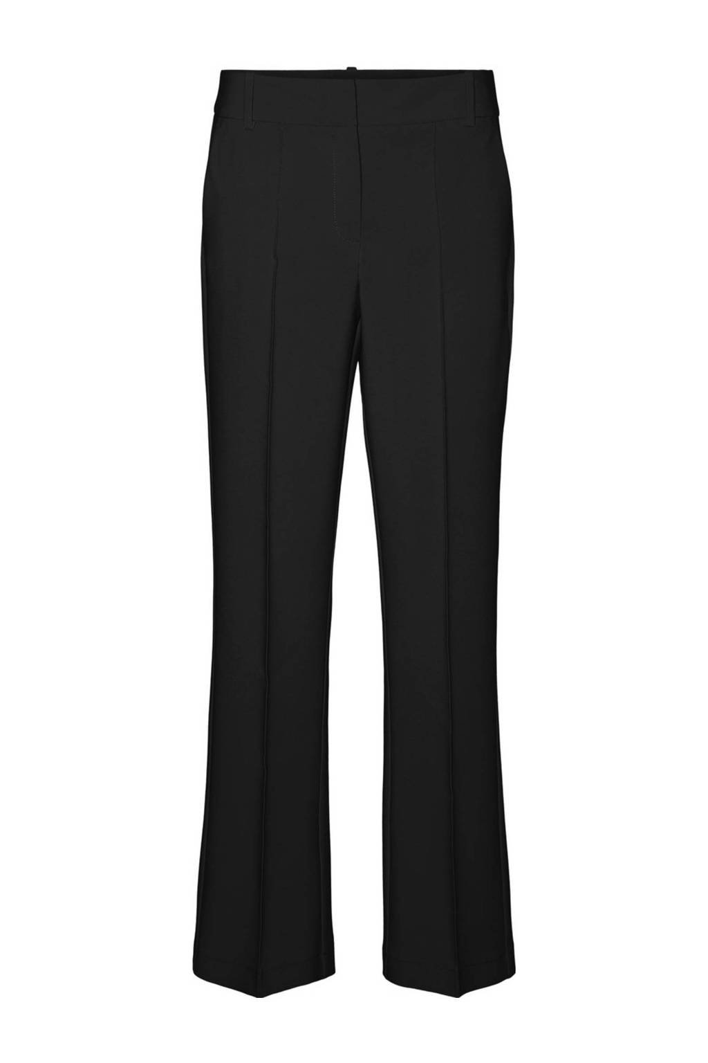 VERO MODA straight fit broek zwart, Zwart