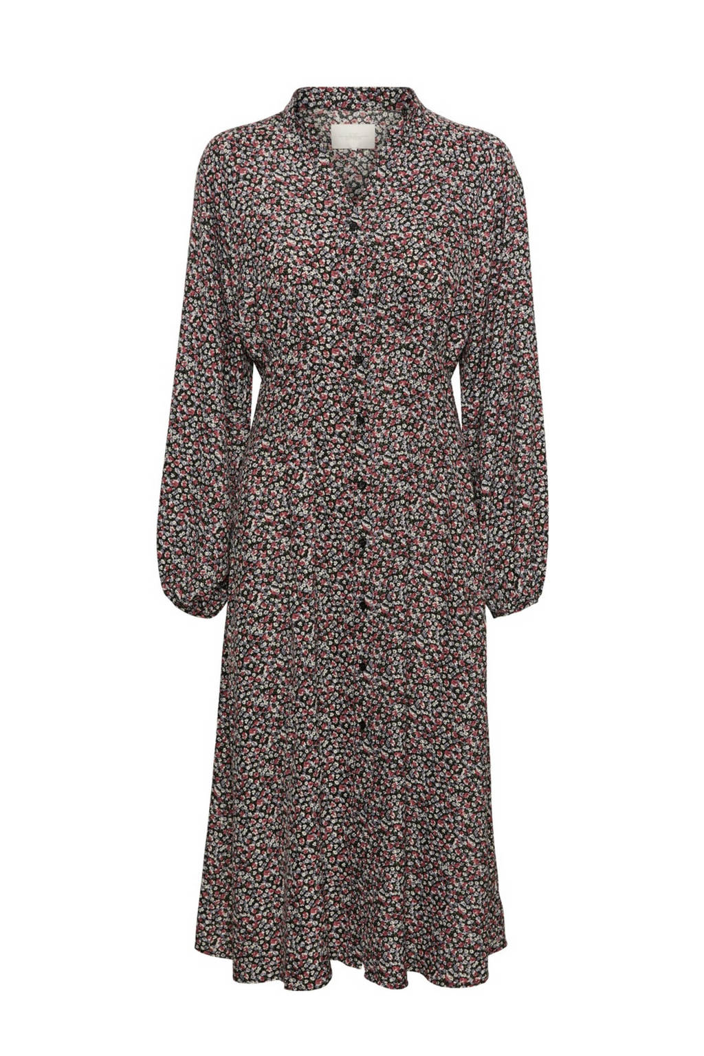NOISY MAY blousejurk met all over print zwart, Zwart