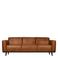 WOOOD 3-zitsbank Statement - cognac